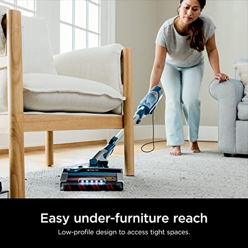 Shark HV322 Rocket Deluxe Pro Corded Stick Vacuum with LED Headlights, XL Dust Cup, Lightweight, Perfect for Pet Hair Pickup, Converts to a Hand Vacuum, with Pet Attachments, Bordeaux/Silver