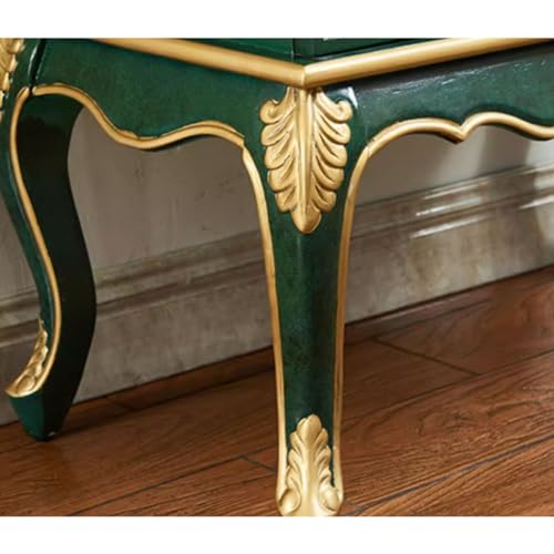 Side Panel Buffet Modern Storage Space Light Luxury Entrance Cabinet Solid Wood Carved Entrance Hall Partition Country Decoration Retro Old Sideboard Free Standing Decorative Cabinet