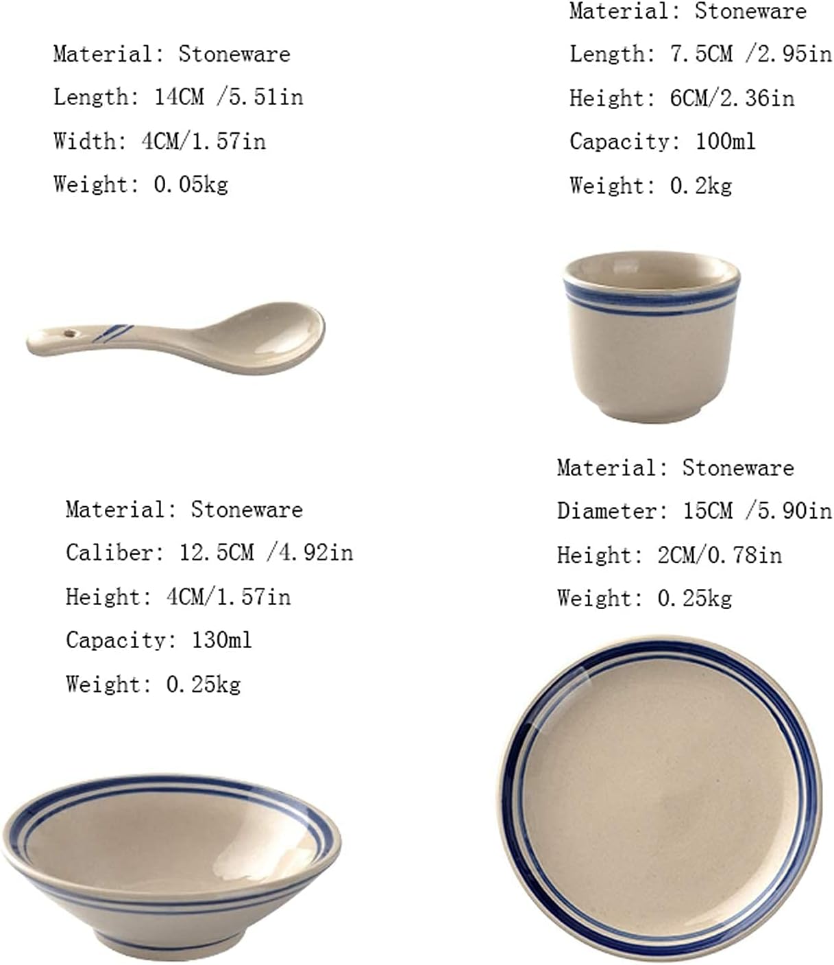 Special Restaurant Dinnerware Set Party Dinner Set Old-Fashioned Four-Piece Bowl, Dish and Plate Porcelain Special Set Restaurant Tableware Ceramic Table Porcelain Dinnerware