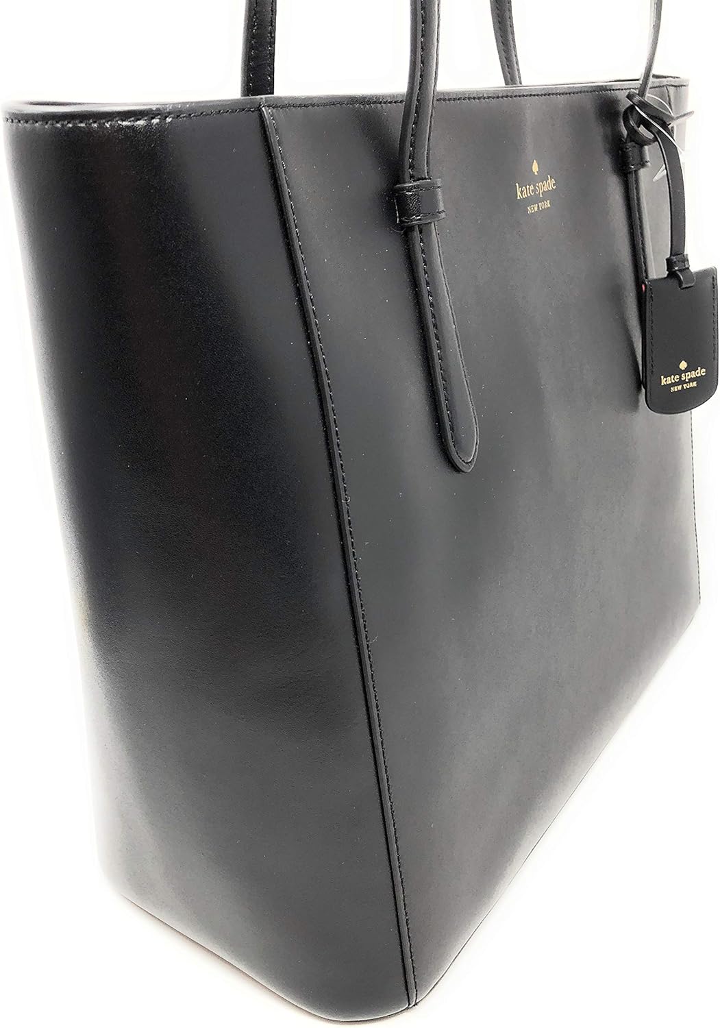 Kate Spade New York Schuyler Medium Leather Tote Shoulder Bag in Black 001