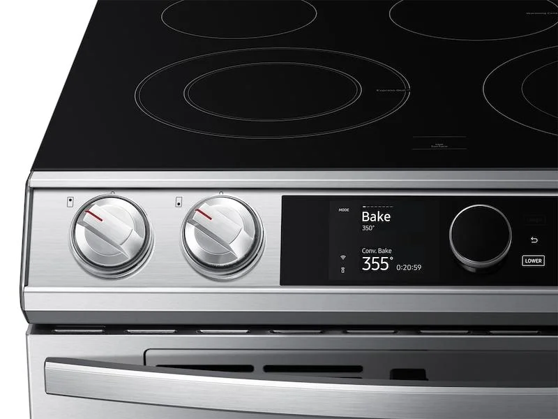 Samsung NE63T8751SS 6.3 Cu. Ft. Flex Duo Stainless Front Control Slide-In Electric Range