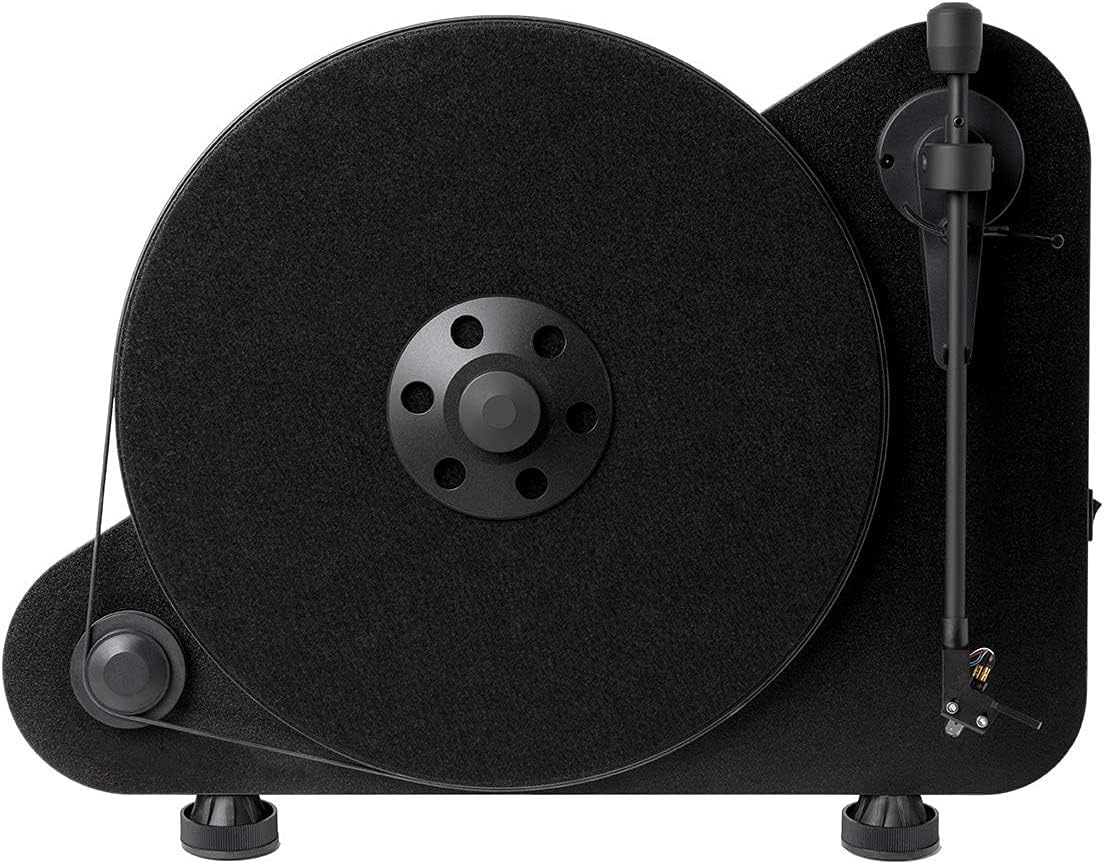 Pro-Ject VT-E Right-Handed Vertical-Standing Plug & Play Turntable (Matte Black)