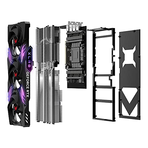 PNY GeForce RTX™ 4090 24GB VERTO™ Triple Fan Graphics Card DLSS 3 (384-bit PCIe 4.0, GDDR6X, Supports 4k, Anti-Sag bracket, HDMI/DisplayPort)