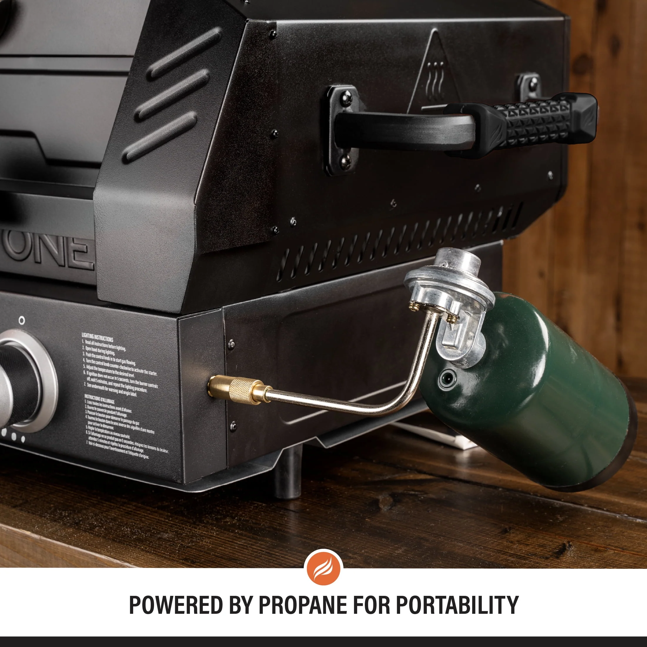 Blackstone Tabletop Propane Pizza Oven with Two 15 Cordierite Stones