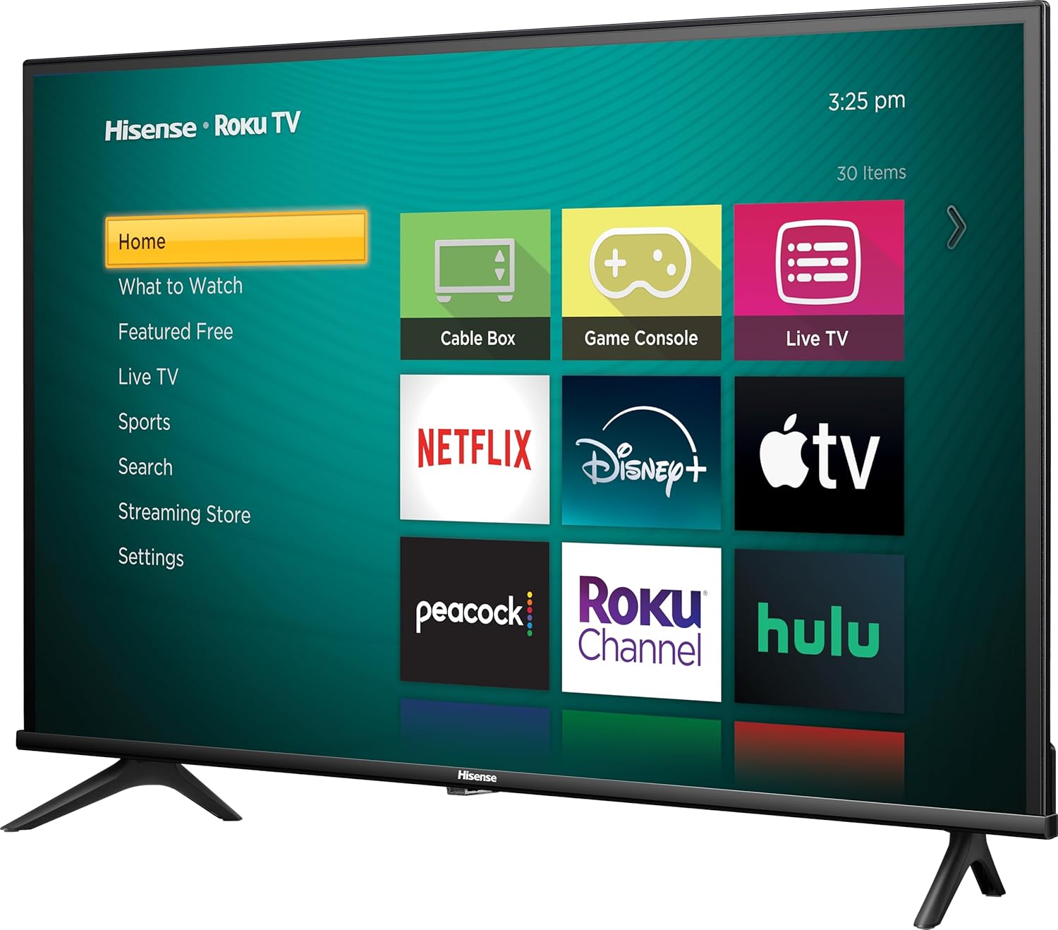 Hisense 32-Inch Class A4 Series FHD 1080p Smart Roku TV with Alexa Compatibility (32A4NR, 2024 Model) - Dolby Audio, Slim Bezel Design, Google Assistant