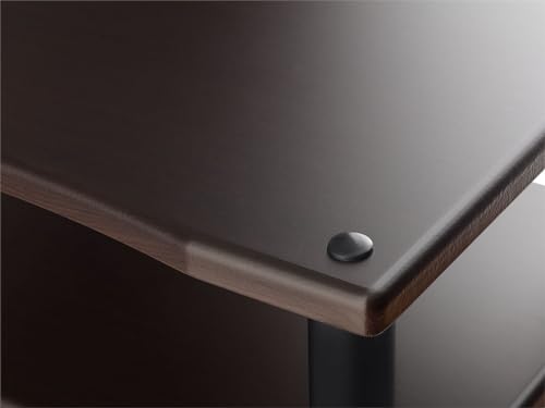 Monolith Heavy Duty 4 Tier Audio Stand XL - 1" Shelf Thickness, Open Air Design, Sturdy Construction, Maple