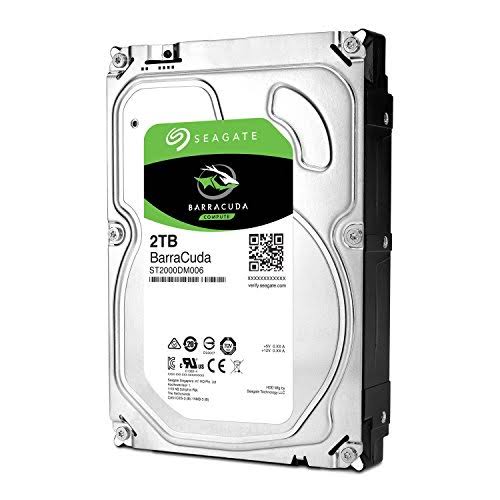 Seagate 2TB BarraCuda SATA 6Gb/s 64MB Cache 3.5-Inch Internal Hard Drive (ST2000DM006)