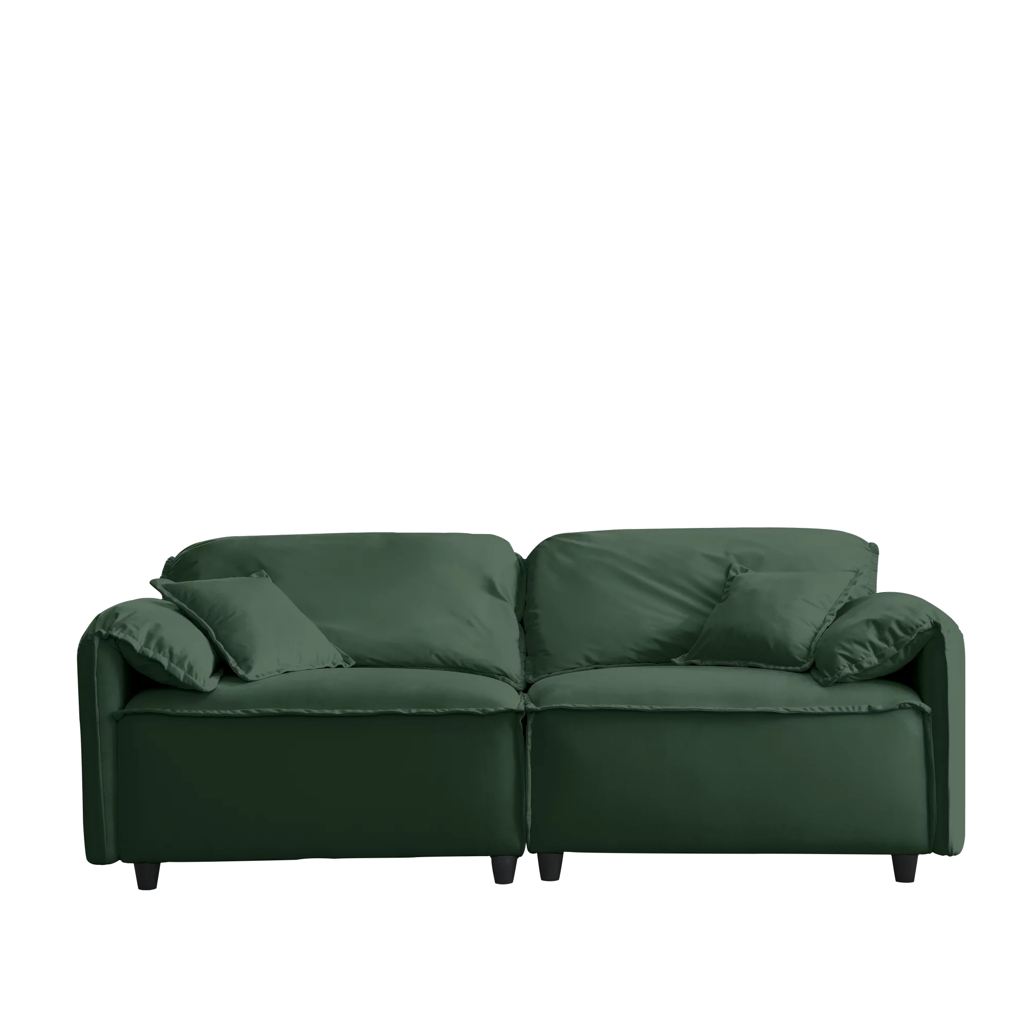 Luxury Modern Style Living Room Upholstery Sofa, velvet