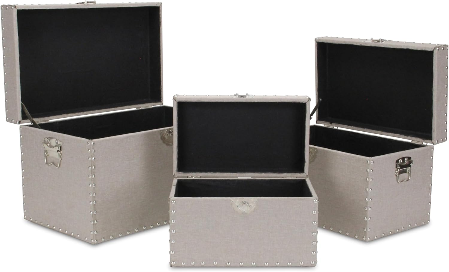 Cheung's Wooden Trunk Set, Tan