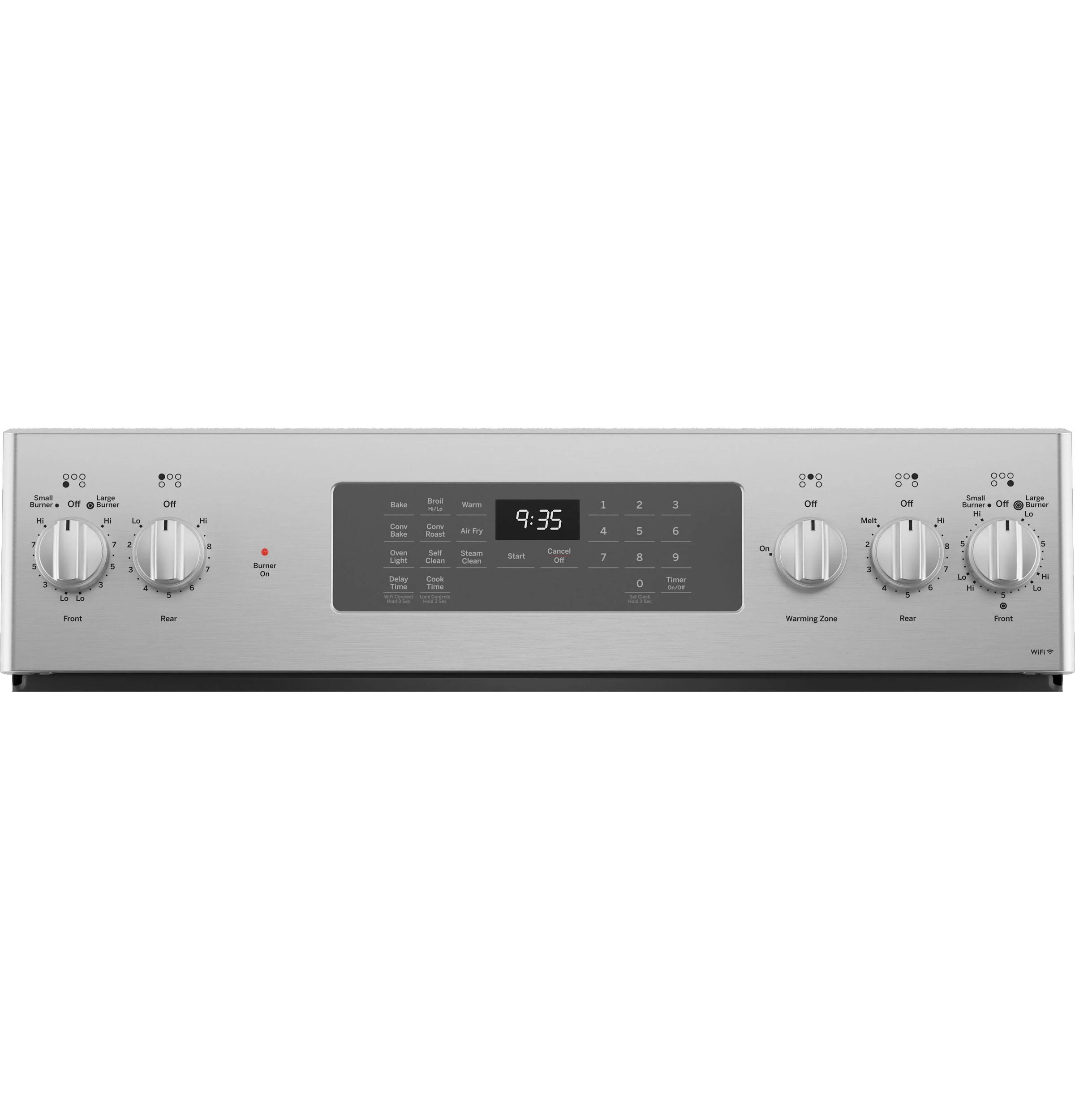 GE Profile™ 30" Smart Free-Standing Electric Convection Fingerprint Resistant Range with Air Fry