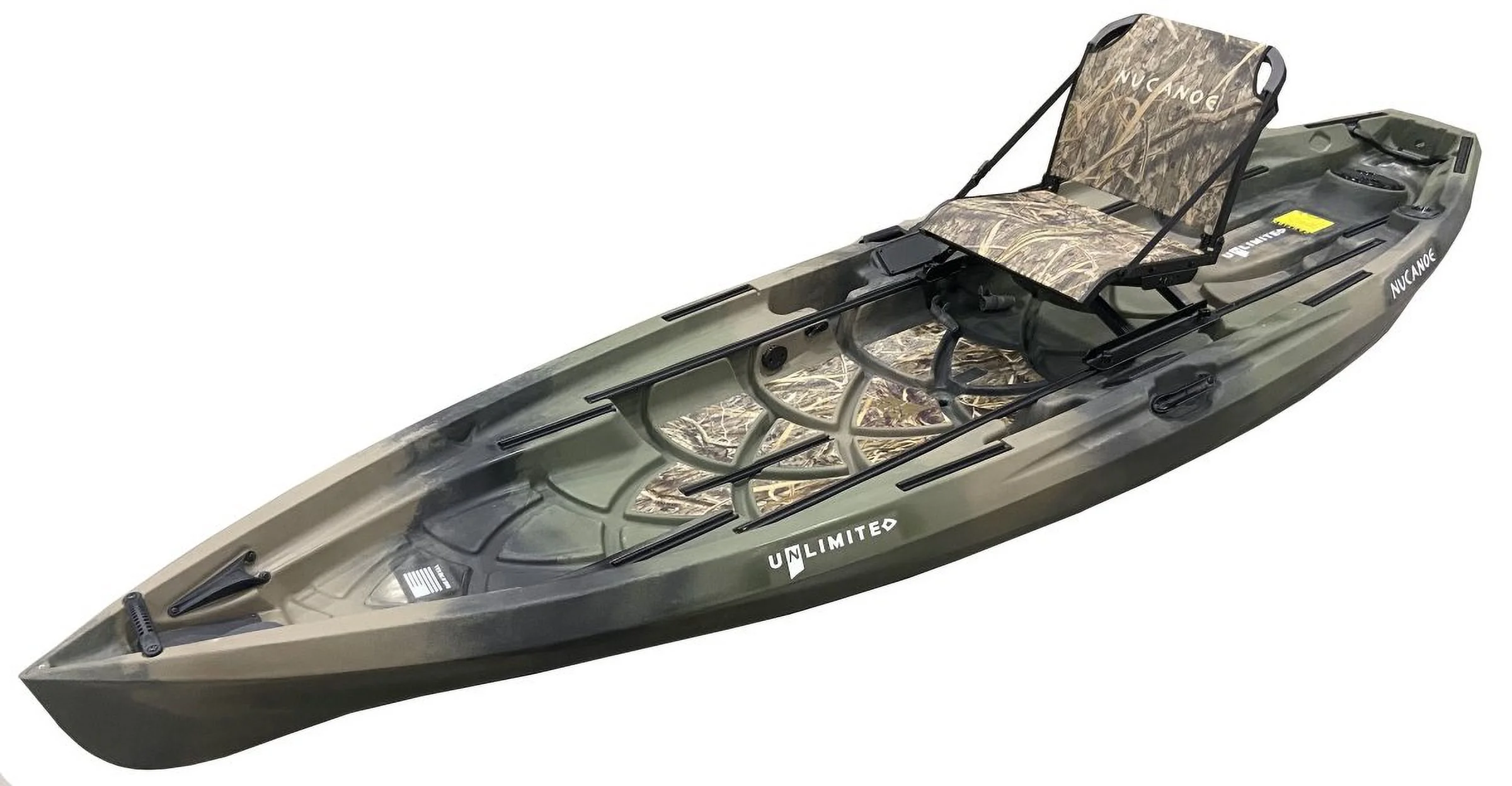 2023 Nucanoe Unlimited Fishing Kayak with Fusion 360 Seat