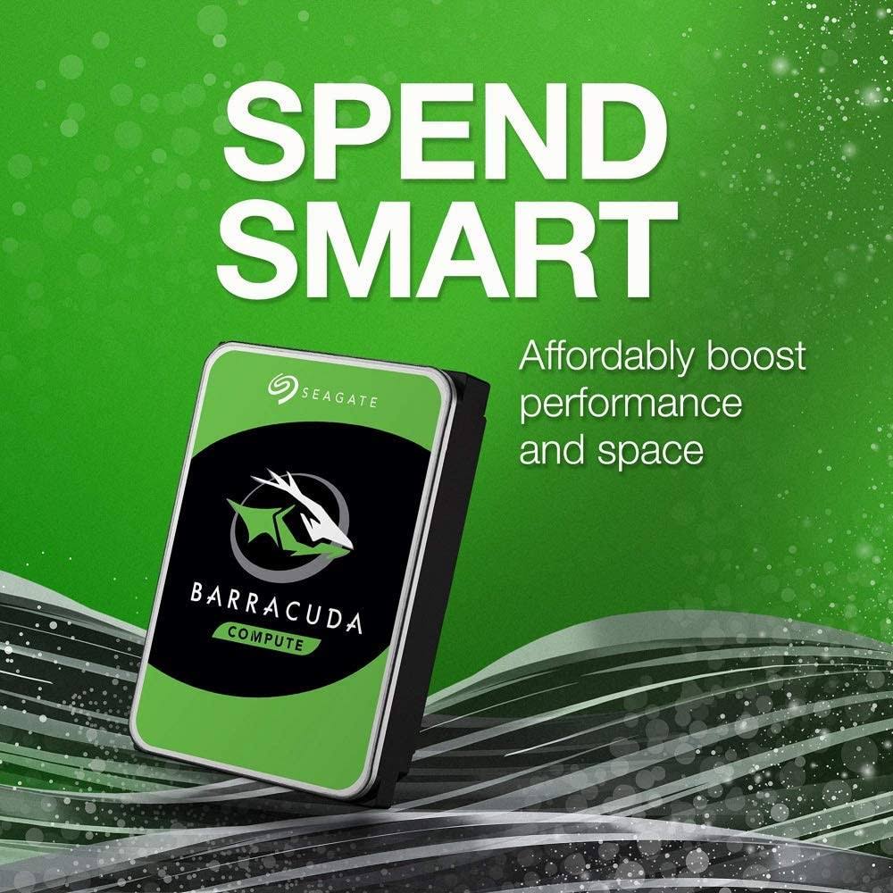 Seagate Barracuda 2TB Internal Hard Drive HDD–3.5 inch SATA 6Gb/s 7200 RPM Cache