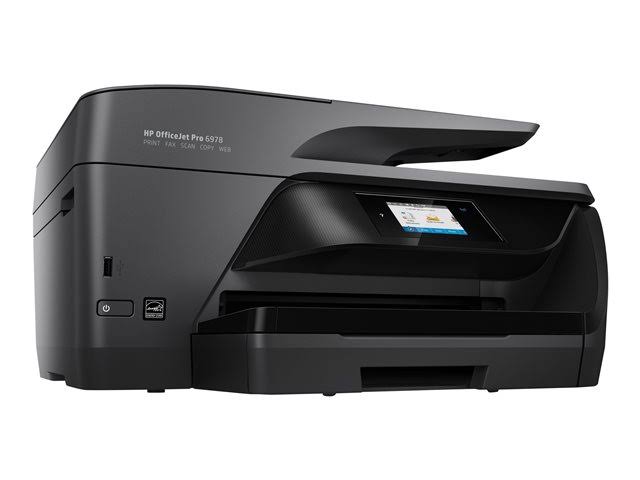 HP OfficeJet Pro 6978 All-in-One Inkjet Color Wireless Printer with Mobile, Two-Sided Printing and Scan, Instant Ink Ready (t0f2