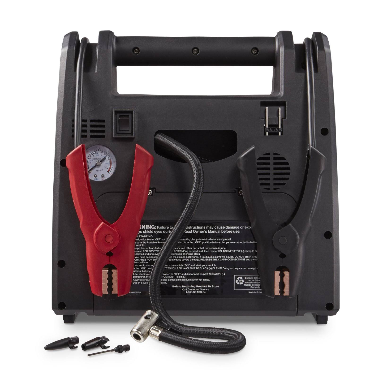 Diehard 71687 Gold Portable Power 950 Peak Amp 12 Volt Jump Starter u0026 Power Source with 1-USB 2-12V Power Ports u0026 150 PS