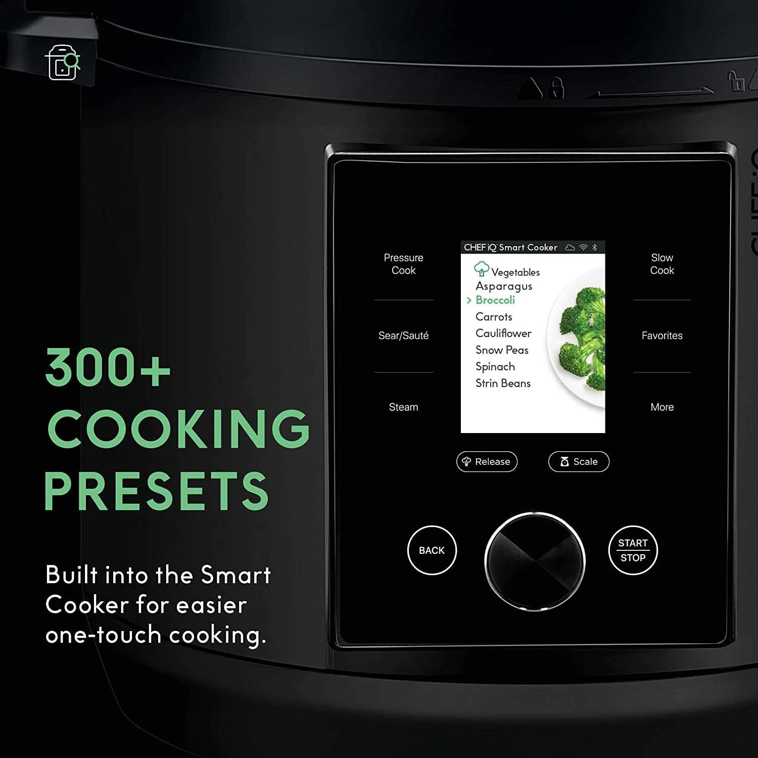 YINCHEN Smart Pressure Cooker 10 Cooking Functions & 18 Features, Built-in Scale, 1000+ Presets & Times & Temps w/App for 600+ Foolproof Guided Recipes, Rice & Slow Electric MultiCooker, 6 Qt