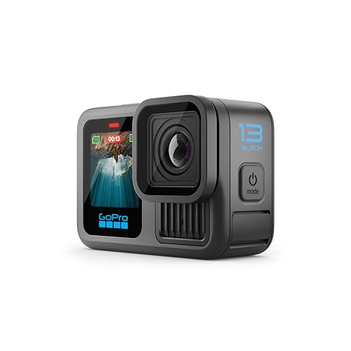 GoPro HERO13 Black Accessory Bundle - Includes The Handler, 2 Enduro Batteries, 2 Curved Adhesive Mounts, 64GB SanDisk MicroSD Card, and Carrying Case