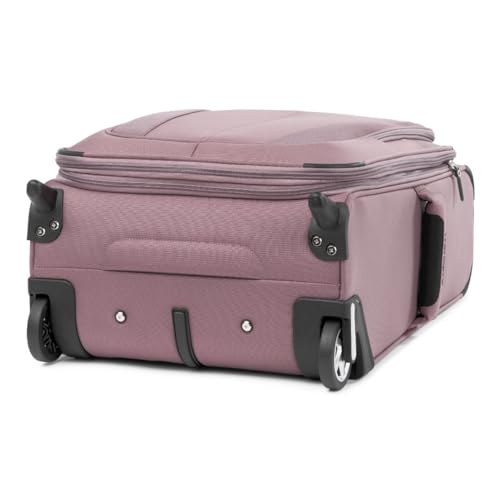 Travelpro Maxlite 5 Softside Expandable Upright 2 Wheel Carry on Luggage, Lightweight Suitcase, Men and Women, Burgundy, Carry On 22-Inch