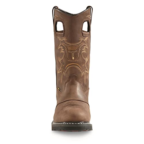 Guide Gear Bandit II Men's Concealed Carry Western Cowboy Rodeo Work Boots Leather Waterproof Shoes