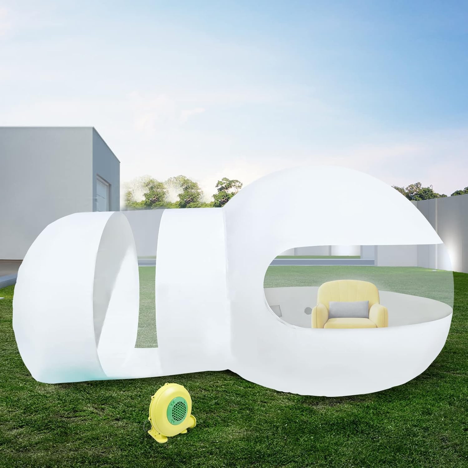 9.8ft Inflatable Bubble Tent,Commercial Grade Outdoor Bubble Tent,Camping Hiking Dome House Tent for Outdoor Backyard
