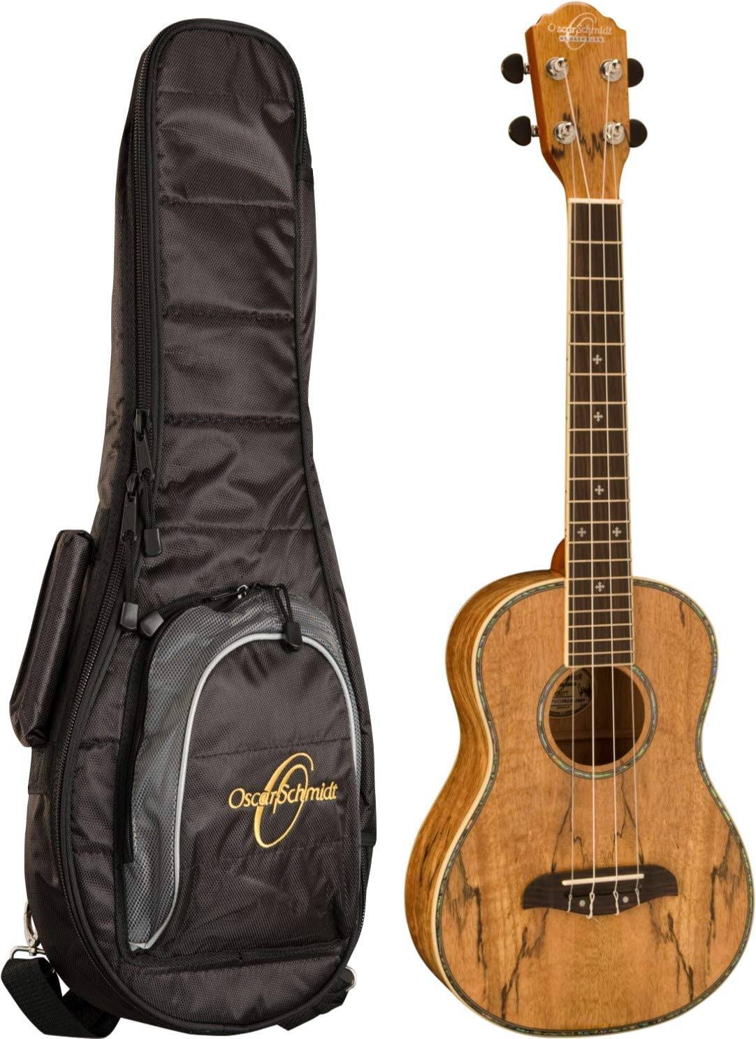 Oscar Schmidt Tenor Ukulele - Spalted Mango - Ou7tk