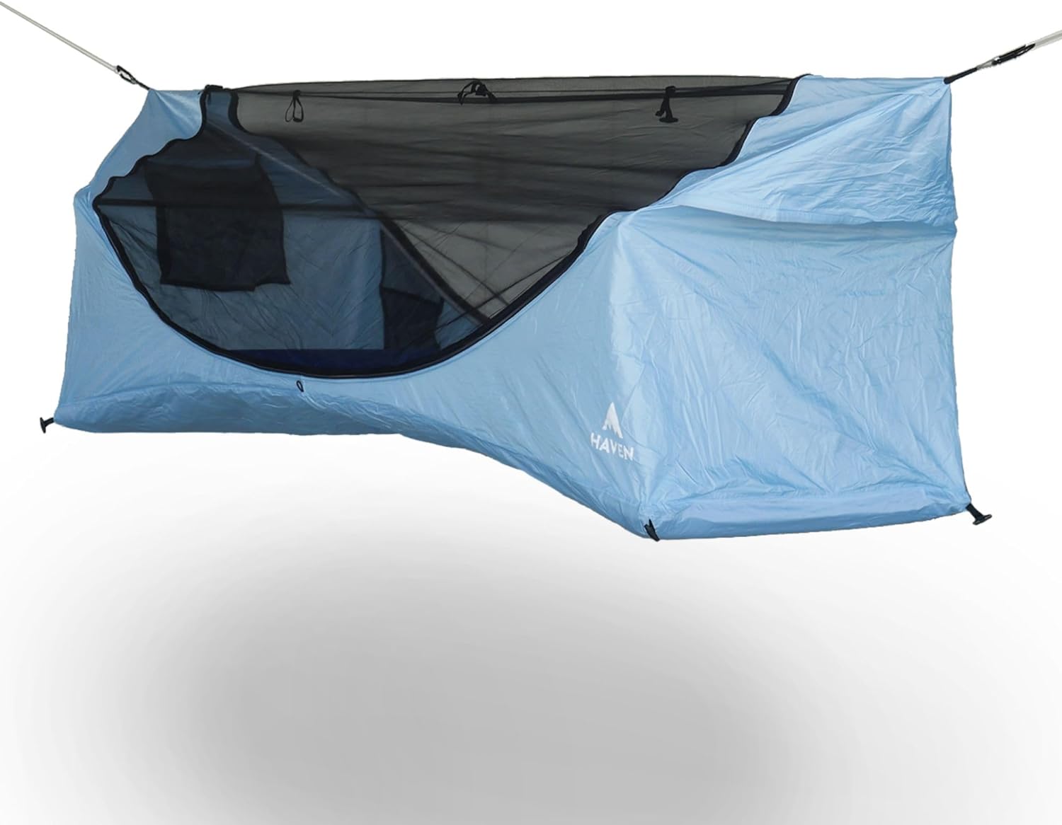 Haven Tent XL Lay Flat Hammock Tent - Tent & Camping Hammock with Mosquito Net - Includes Insulated Pad and - 80"x30" (Forest Green)