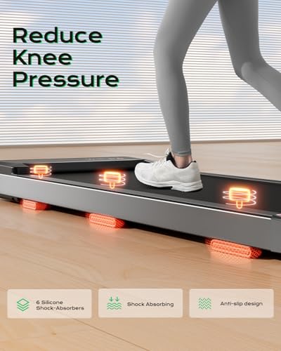 Walking Pad,Treadmill with Incline for Home Office, 2.5HP Portable Under Desk Treadmill with 265 Lbs Capacity,Remote Control, Led Display