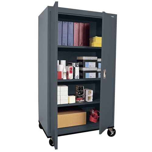 Sandusky Lee Transport Metal Storage Cabinet, Black