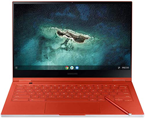 SAMSUNG 13.3” Galaxy Chromebook Laptop Computer w/ 256GB Storage, 8GB RAM, ‎4K AMOLED Touchscreen Display, Ultra Slim Design, Chrome OS, WiFi 6, Mercury Gray