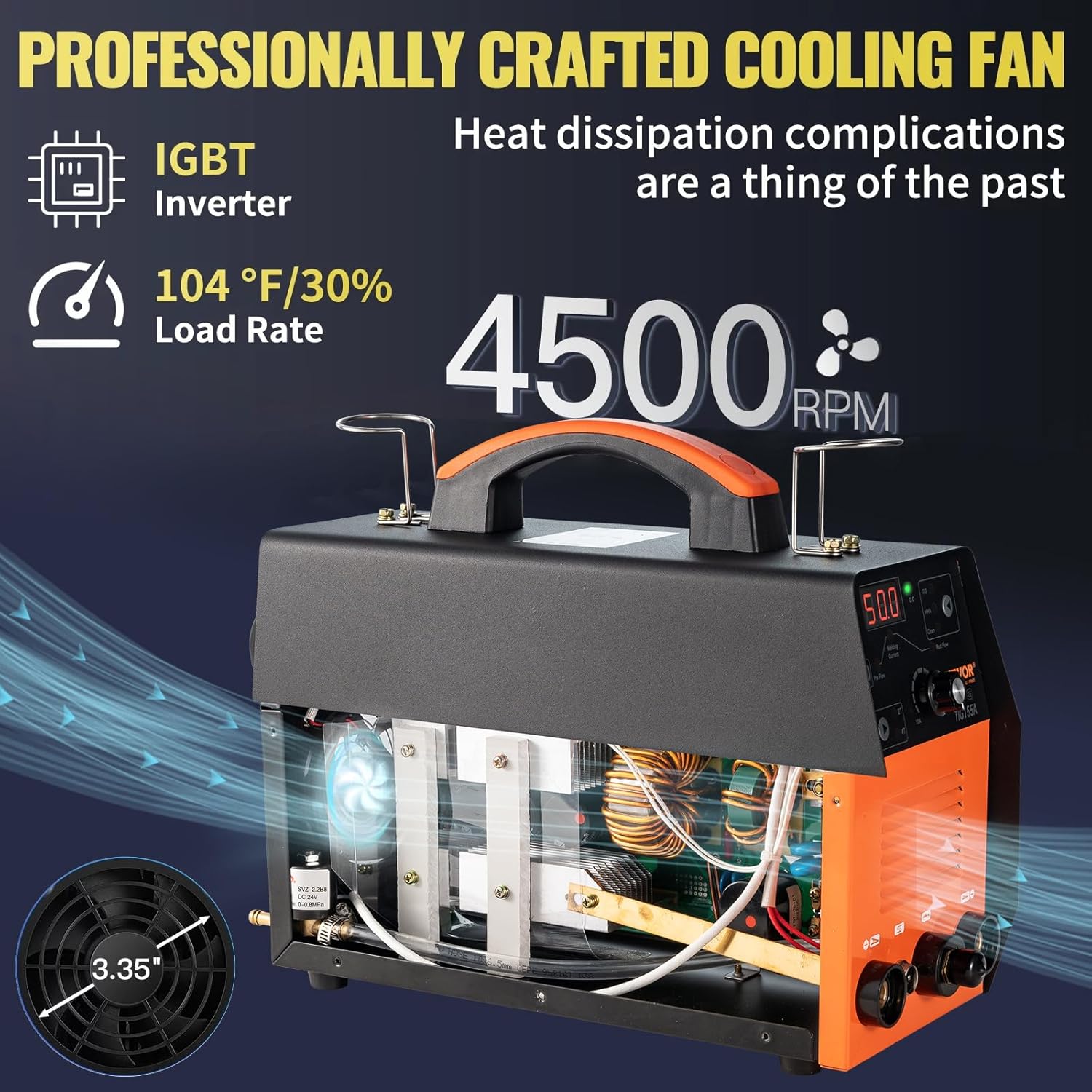 VEVOR 210Amp TIG Welder, Welder TIG 3 in 1, 110/220V Dual Voltage HF TIG/Stick/Clean Welding Machine with USB, IGBT Inverter & Torch, Digital Arc Welder