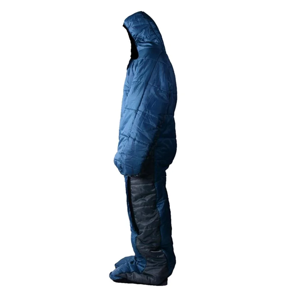Wearable Sleeping Bag with Arms Legs Portable for Backpacking Sleep - Multi-Color, ,