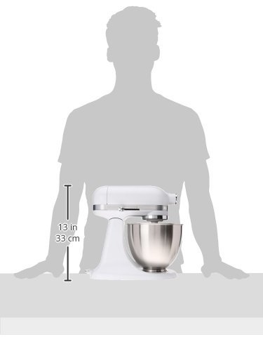 KitchenAid KSM3311XCU Stand Mixer, Contour Silver, 3.5 quart