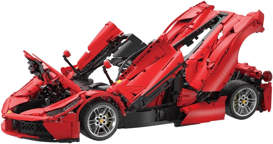 MISINI C61505W LaFer Supercar Building Set, 1:8 Scale Sports Car Building Blocks Kit for Adults, CADA Bricks Viva Hypercar, Collectible Motorsport MOC Car Toy Gift for Men Teens - 4739 Pcs