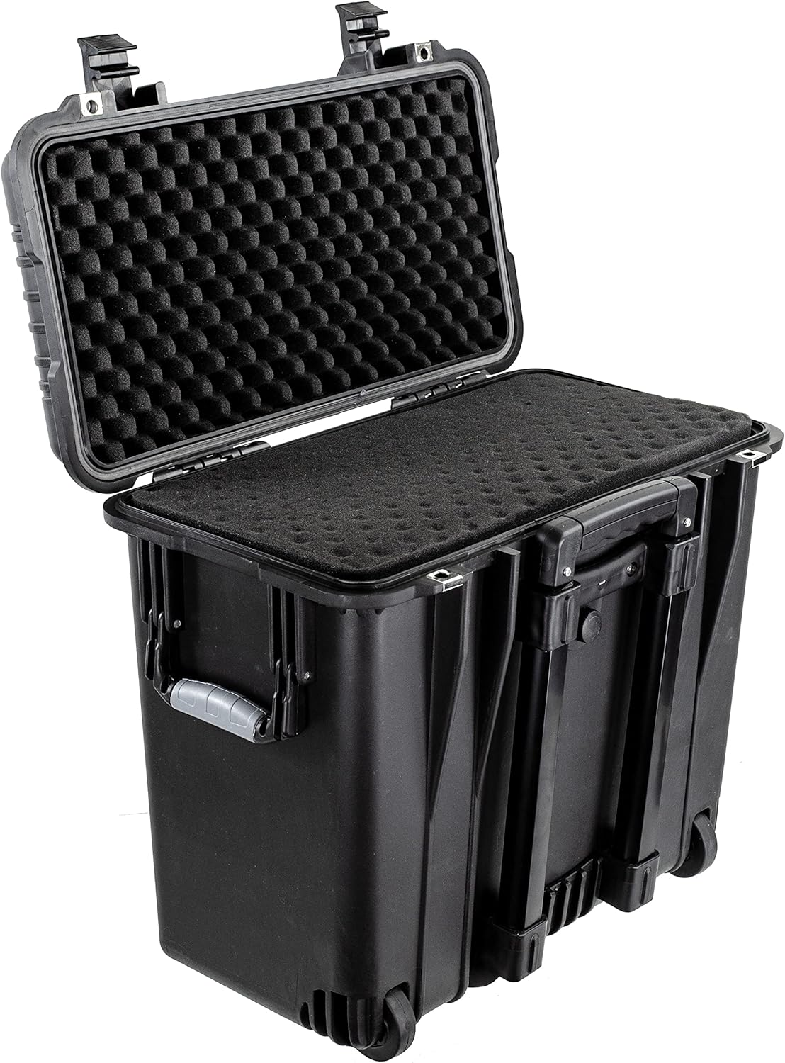 19.7 Tall Protective Roller Gear Case, Water & Shock Resistant with Foam