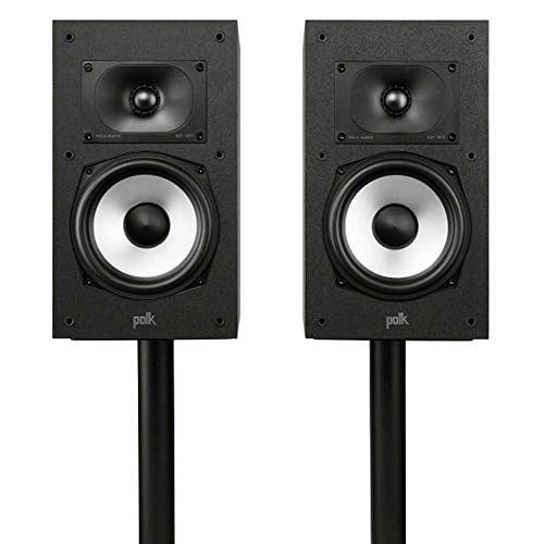 Polk Monitor XT10 Home Subwoofer, 10" Deep Bass Woofer, 100W Class D Amplification, Dolby Atmos, Auro 3D & DTS:X Compatible, Black