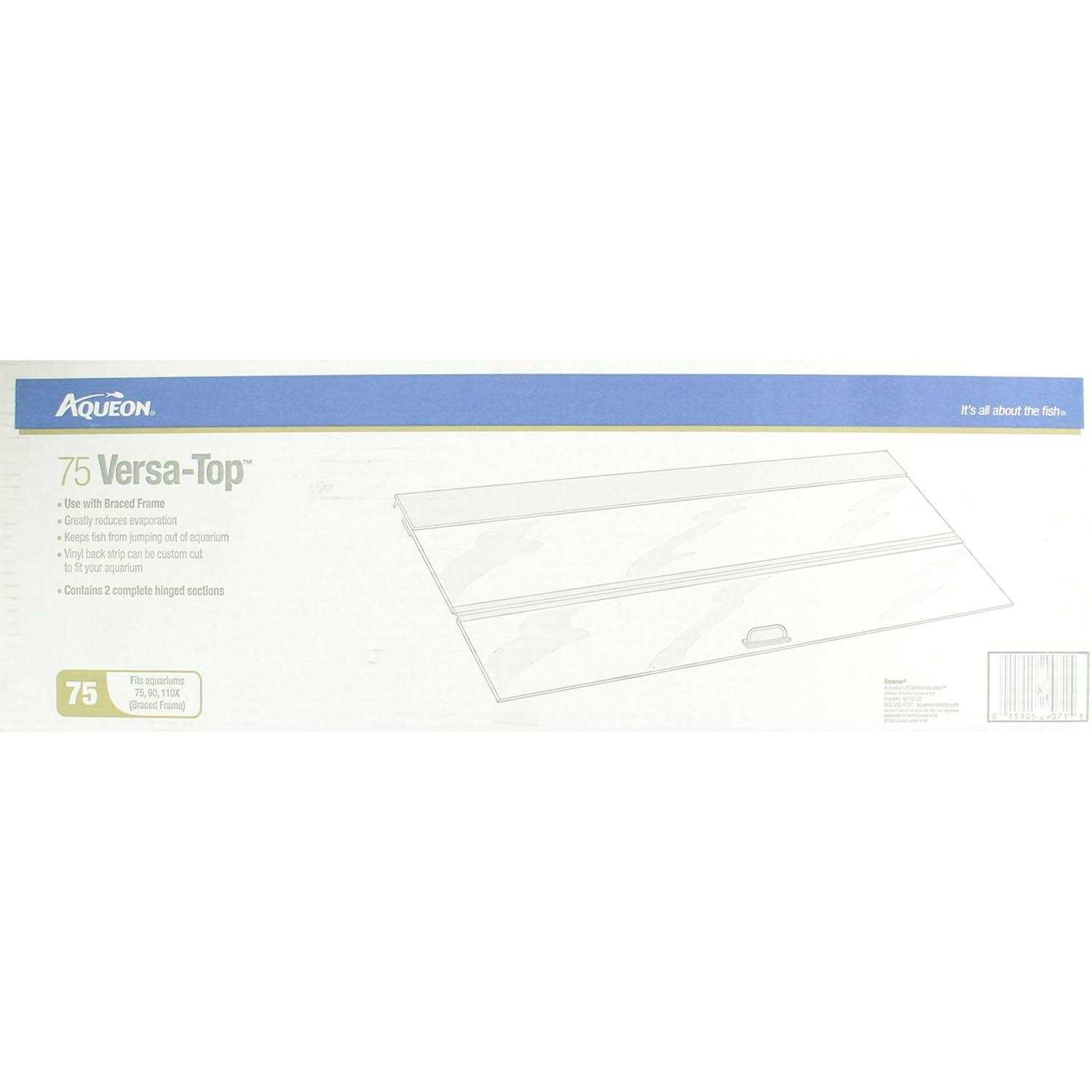 Aqueon Hinged Glass Aquarium Versa Top - Pet Supplies online store