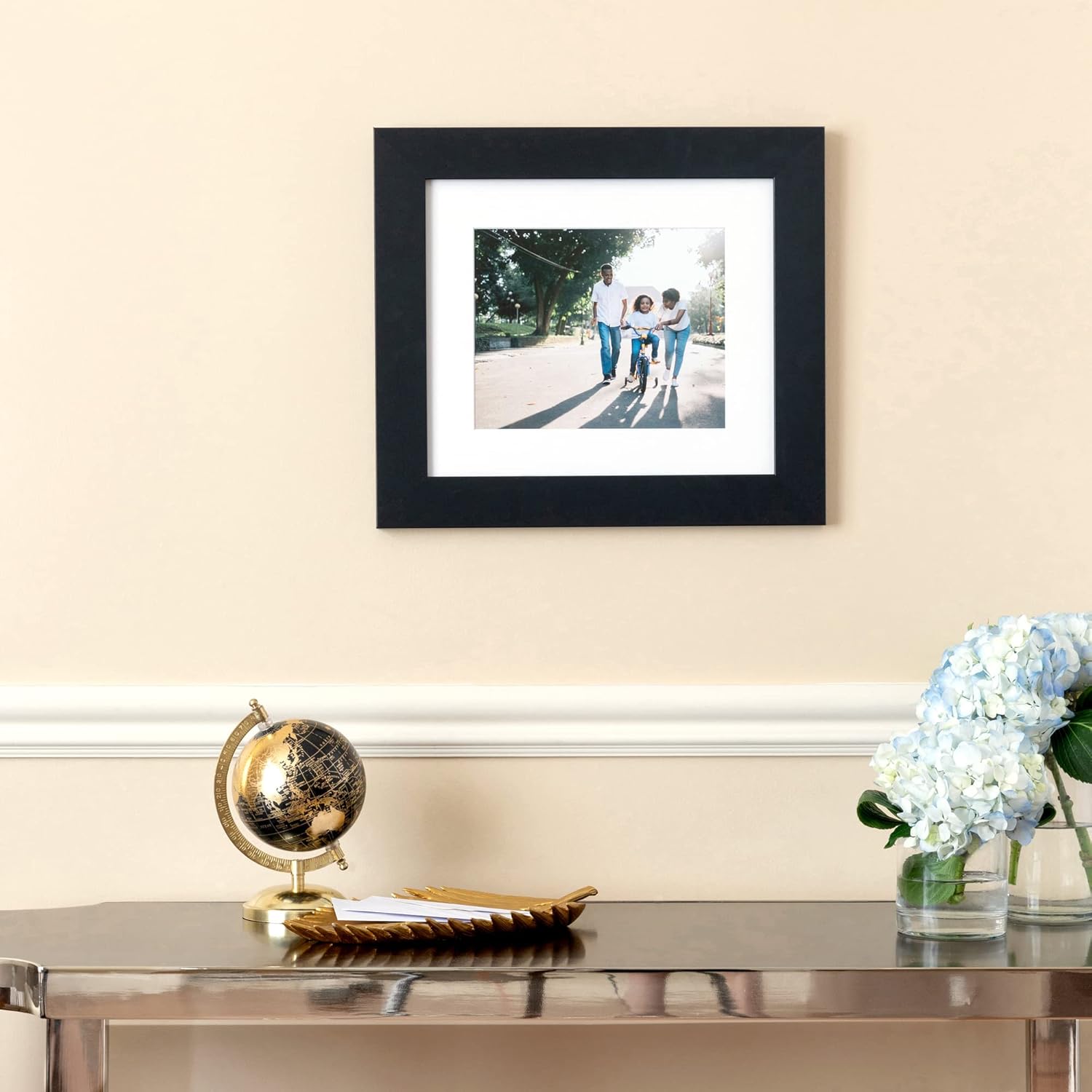 ArtToFrames 28x37 Inch Black Picture Frame, This 2.00 Inch Custom MDF Poster Frame is Black, Great for Your Art or Photos - Comes with Economy Acrylic