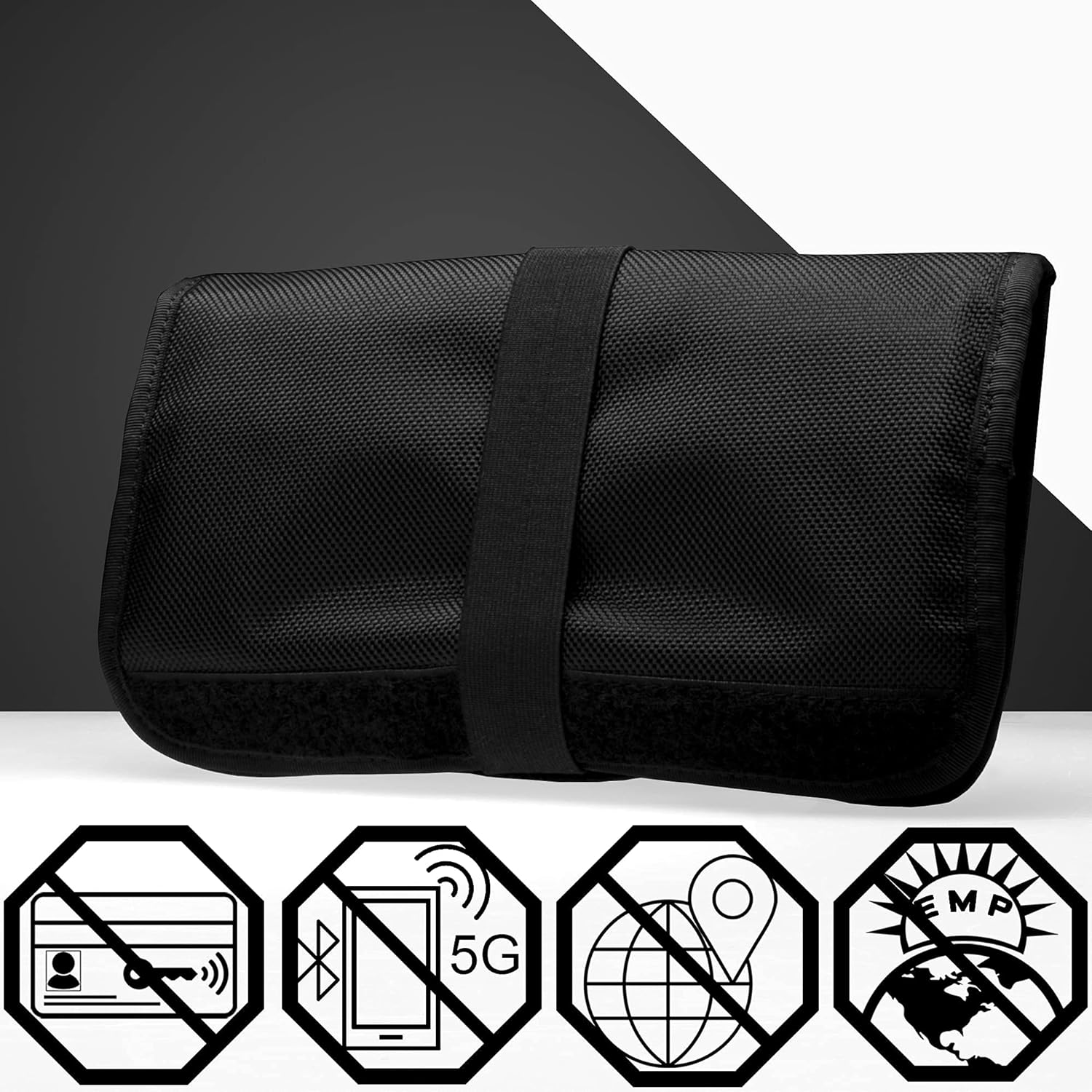 Xtreme Sight Line ~ Xecutive Faraday Bag for Phones and Other Small Electronics ~ Data Security for Executive Travel ~ Shoulder Strap Included ~ Tracking/Hacking Defense