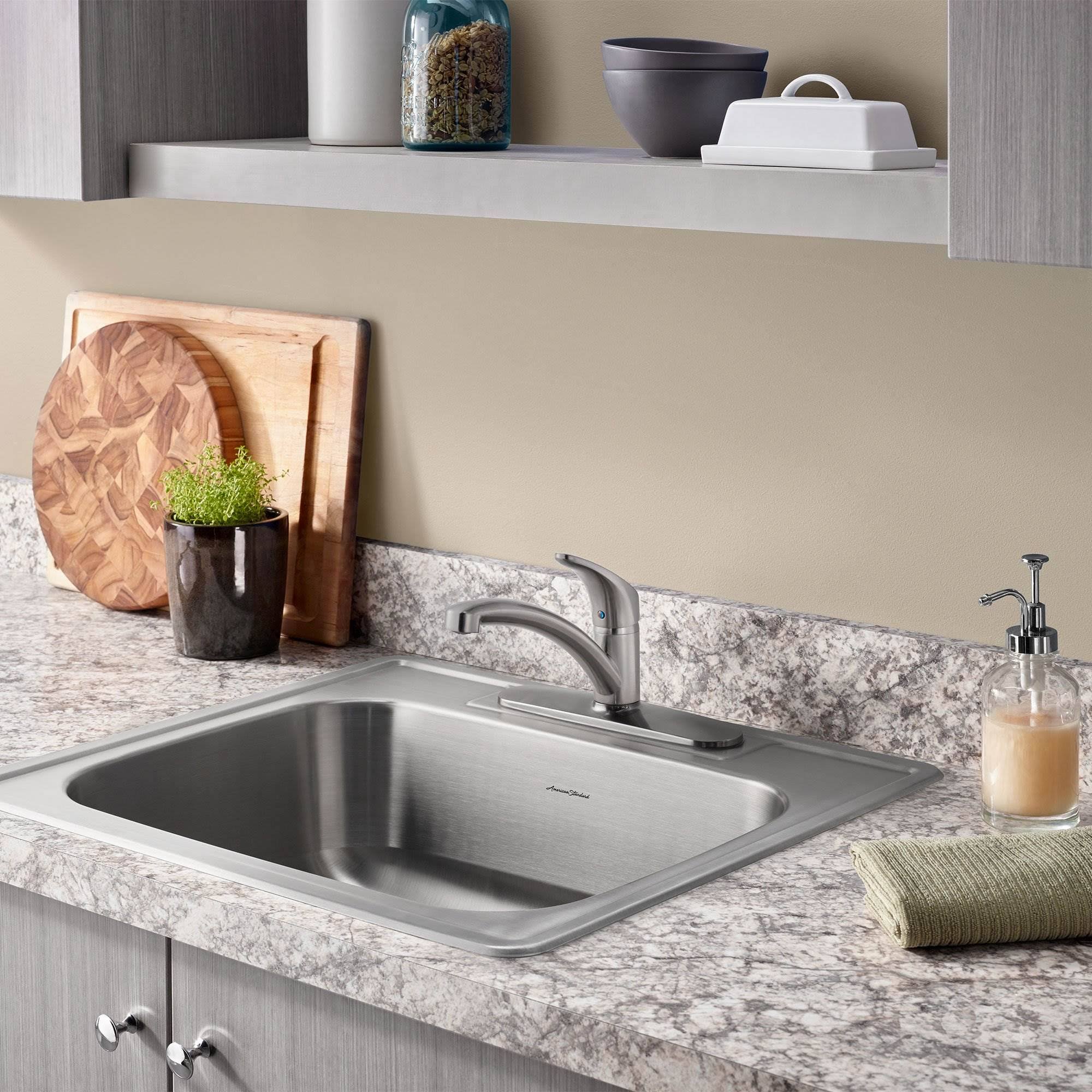 American Standard Colony Pro Single-Handle Kitchen Faucet (Stainless)