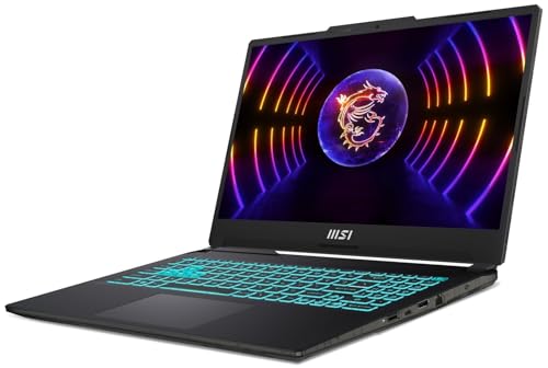 EXCaliberPC [2024] MSI Cyborg 15 A13VE-1095US (Intel Core i7-13620H, 16GB DDR5 RAM, 512GB NVMe SSD, NVIDIA GeForce RTX 4050, 15.6" 144Hz FHD, Windows 11 Pro) Gaming Laptop