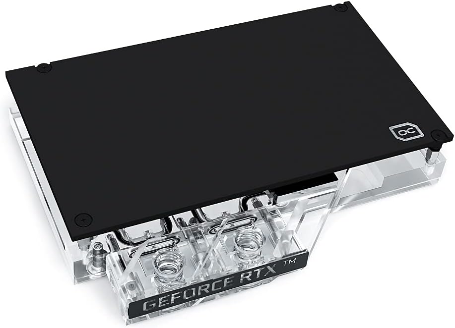 Alphacool Eisblock Aurora GPX-N GPU Water Block with Backplate, RTX 3070 Founders Edition, D-RGB, Plexi