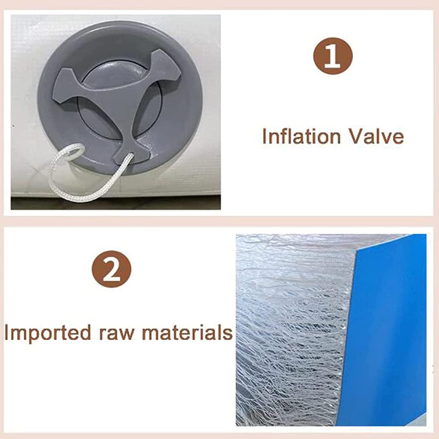 Large Floating Platform Lake Mat Water Inflatable Floating Bed Floating Island Portable Inflatable Island Dock Raft Floating Platform for Pool & Beach