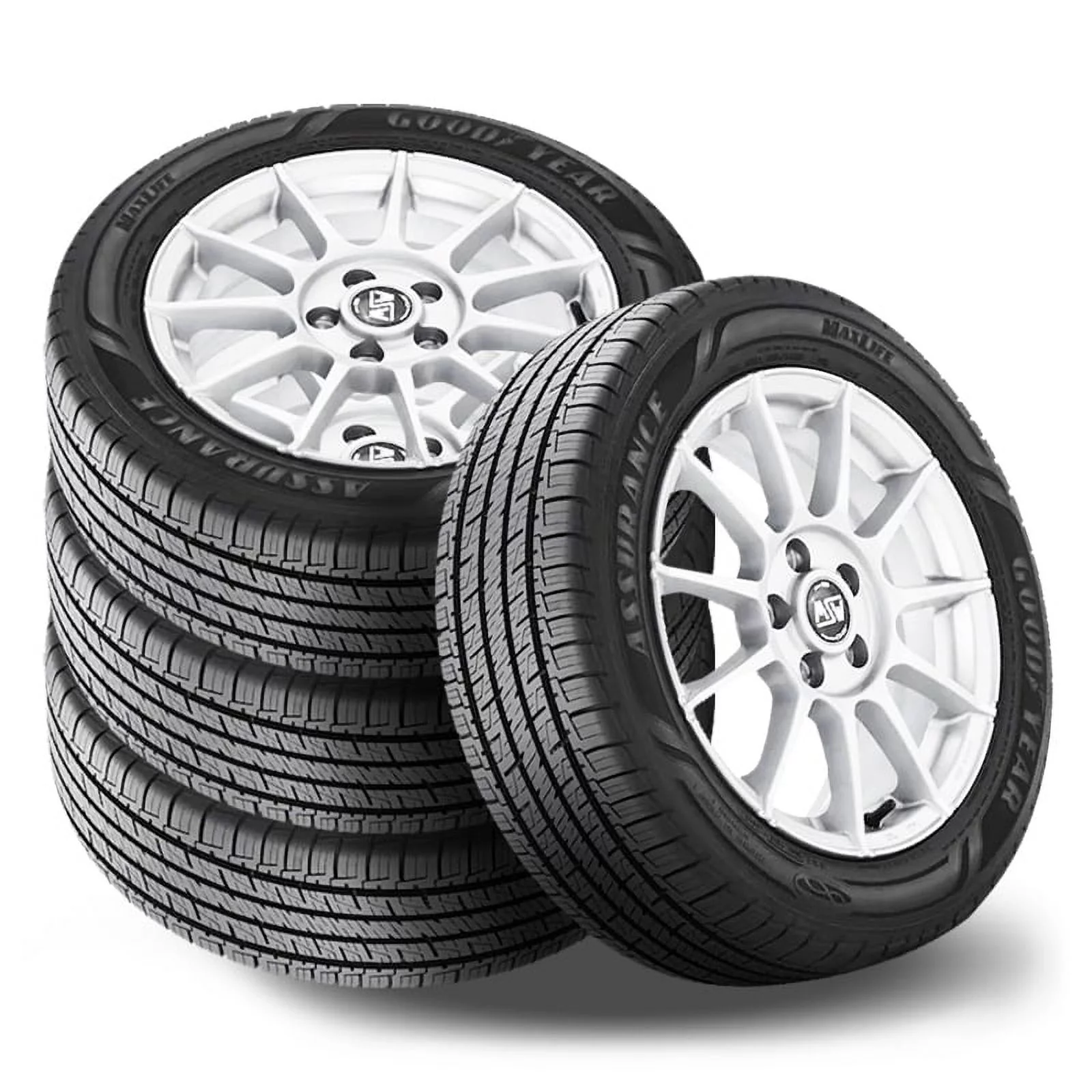 4 Goodyear Assurance Maxlife 255/55R20 107H Tires All Season 85K Mileage SET 110929545 / 255/55/20 / 2555520