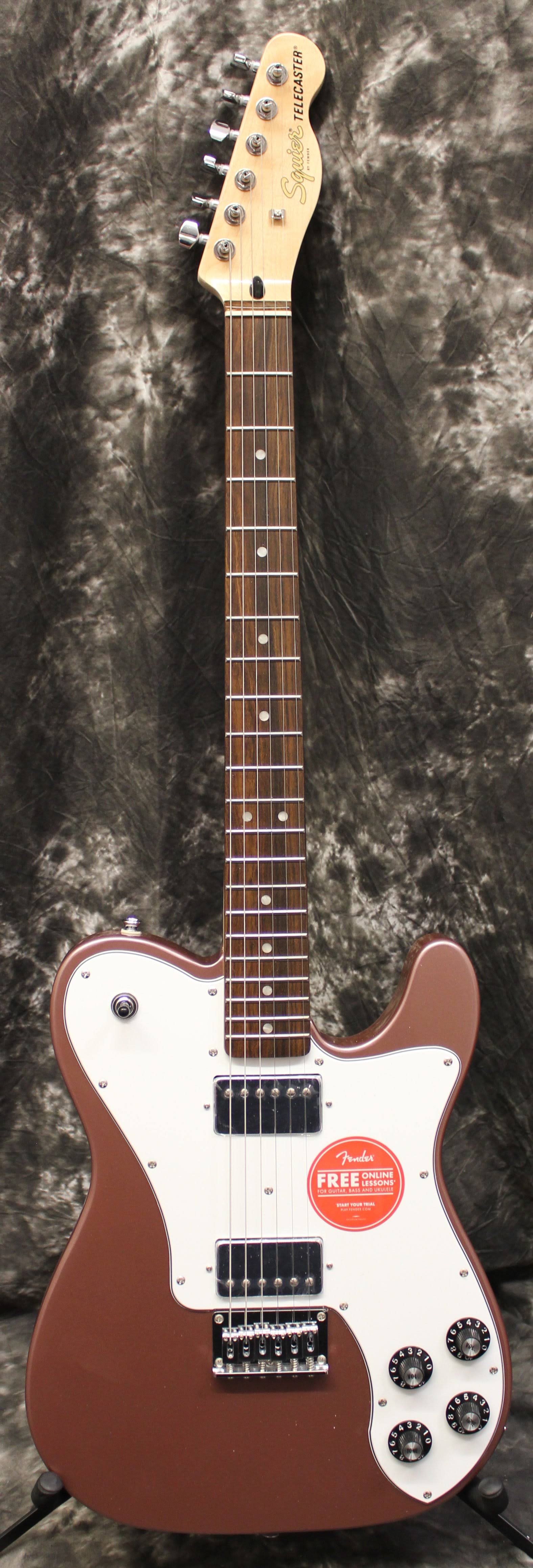 Squier Affinity Series Telecaster Deluxe Electric Guitar Burgundy Mist
