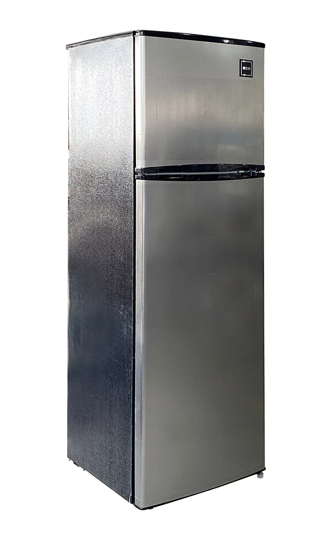 RCA - 10 Cu. ft Top-Freezer Apartment-Size Refrigerator - Stainless