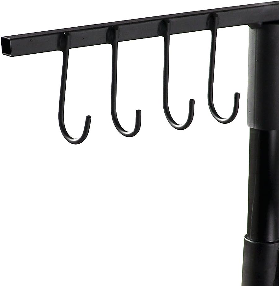 Sunnydaze Dual Campfire Steel Cooking Grill Grate Swivel System - Outdoor Adjustable Fire Pit BBQ Grilling Accessory Set with Stand - Ground Stake with 2 Swing Grates