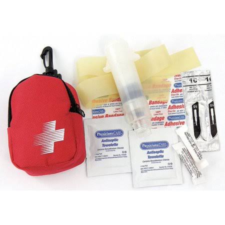 First Aid Only Snake Bite Kit, Number of Components 9, People Served 1, Case Material Fabric, Portable Yes - 3027