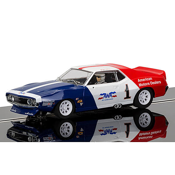 Scalextric Slot Car C3875 AMC Javelin Trans Am, George Follmer
