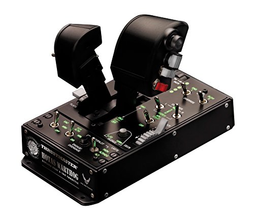 THRUSTMASTER FIghter Bundle - HOTAS Warthog Flight Stick Viper TQS Mission Pack TPR Pedals Worldwide Version (Compatible with PC)