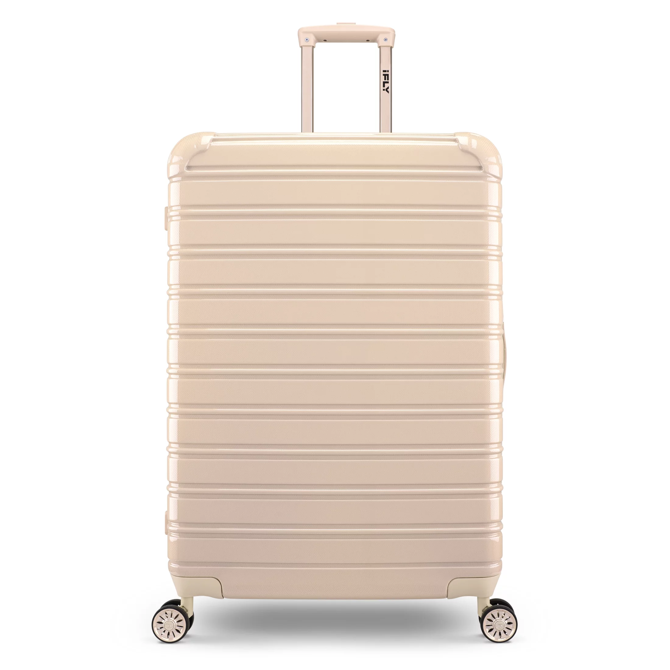 iFLY Hardside Fibertech Luggage 28" Checked Luggage, Champagne