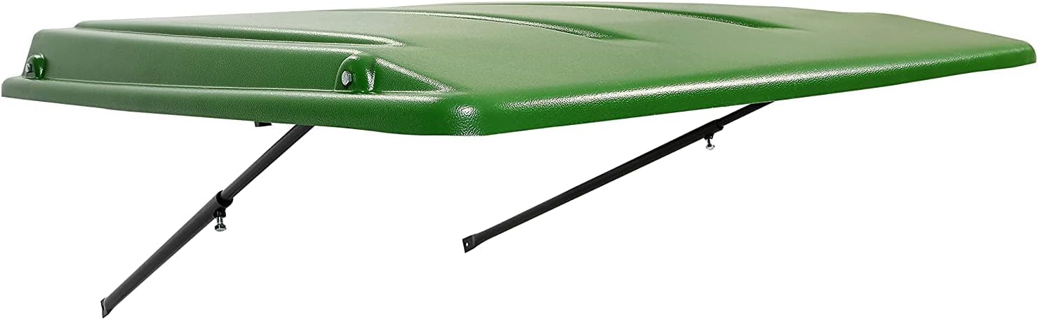 Kojem Green Tractor Canopy Compatible with John Deere Compact Utility Tractors with rops 34" Wide or Less. Fit 1 1/2" x 3", 2" x 2" or 2" x 3" ROPS Sun Shade Canopy with Bracket 35" W x 40" L
